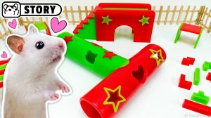 Сирийский хомяк на игровой площадке WaxLand 🐹 Хомяк Хомура