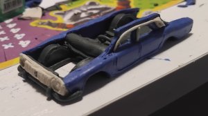 ГАЗ 24 Волга из пластилина в цвете