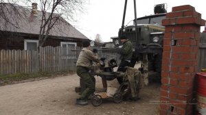 Установка переднего редуктора Урал лесовоз.