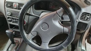 Как снять подушку безопасности руля Nissan Sanny