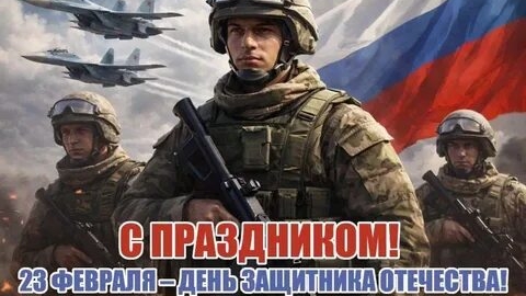 Верность долгу! С праздником 23 февраля. Шикарная музыкальная открытка. смотреть онлайн