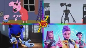 СВИНКА ПЕППА.EXE против СИРЕНОГОЛОВОГО, СКИБИДИ‑ТУАЛЕТА и ОХОТНИКА‑ДЕМОНА! 🐷