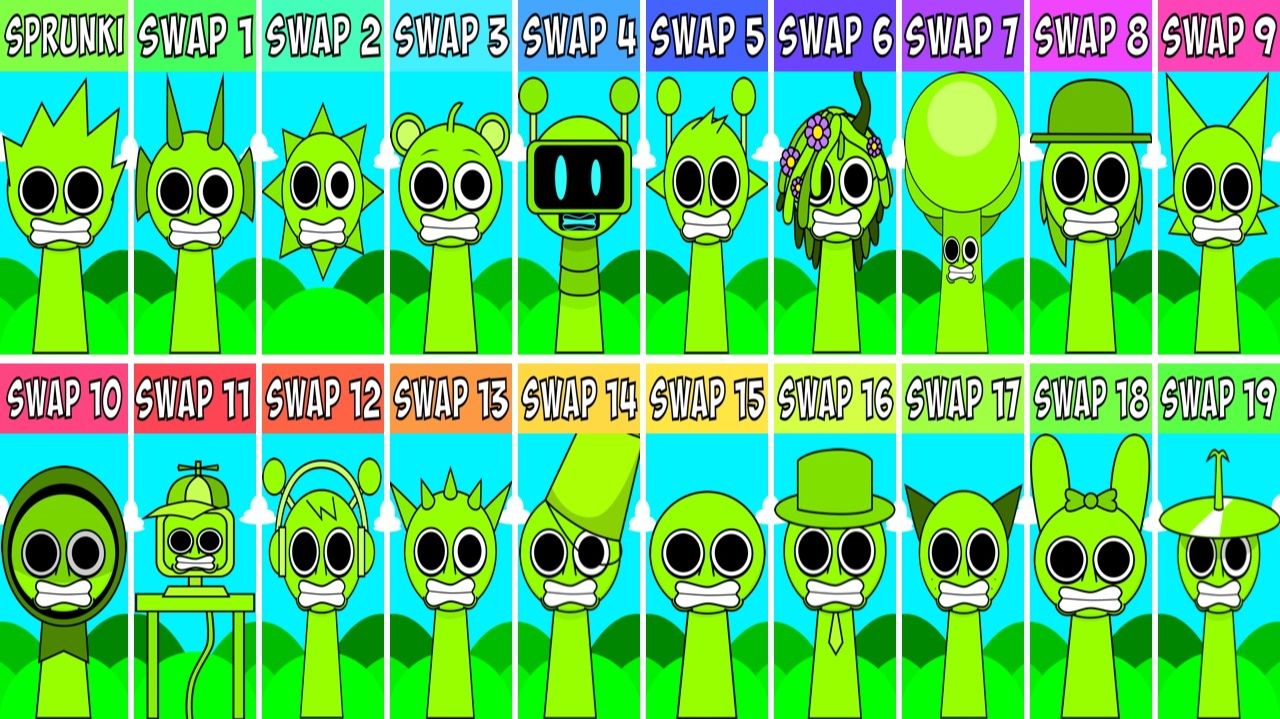 INCREDIBOX SPRUNKI: КАЖДЫЙ ПЕРСОНАЖ 🔀 В БЕШЕНОМ ПЕРЕМЕШИВАНИИ! 🎠🤪 смотреть онлайн