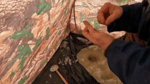 Зимняя рыбалка на озере. Глухозимье продолжается, но окуни клюют.