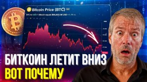 Почему падает BTC? Реальные причины обвала. Биткоин прогноз!