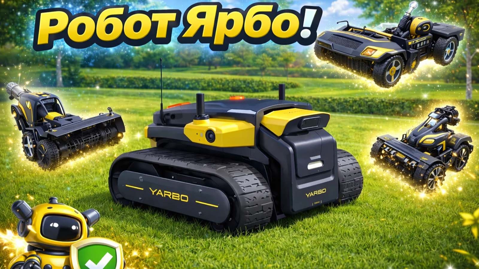 🤖 БУДУЩЕЕ УЖЕ ЗДЕСЬ: ЗНАКОМЬТЕСЬ — РОБОТ YARBO смотреть онлайн