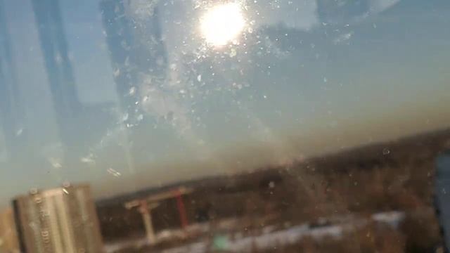 На окнах балкона следы яда выглядят и так 01.03.2022 #ХИМТЕРРОР