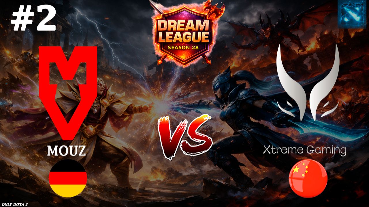 АМЕ ПОКАЗАЛ КЕЗА | Mouz vs Xtreme Gaming #2 (BO3) DL S28 смотреть онлайн