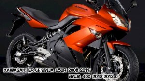 Kawasaki ER-6F/Ninja 650R 2009-2011/Ninja 400 2010-2013 ||| мотопластик.рф