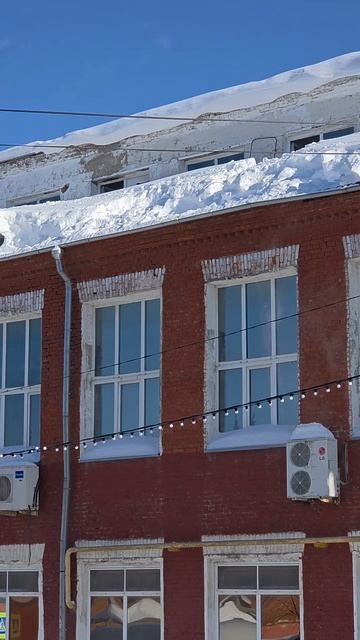 После снегопада.