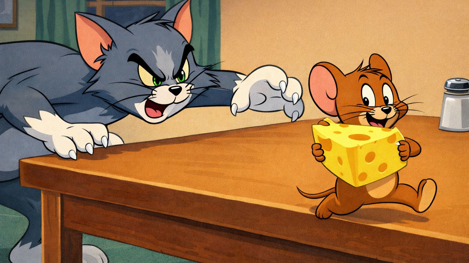 Сможет ли Джерри украсть сыр у Тома? Том и Джерри Мультфильм Пародия
