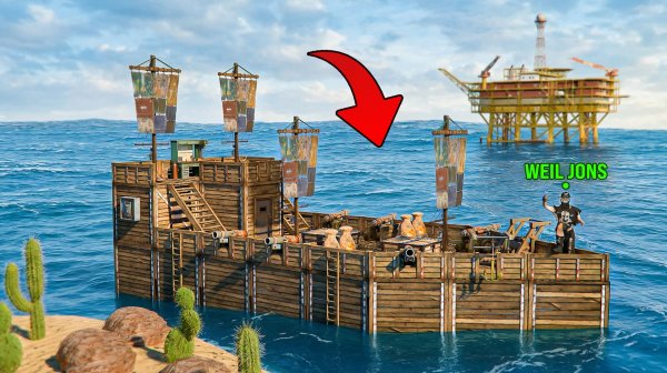 Живу в Имбовом Доме-Корабле целый Вайп в Rust/Раст