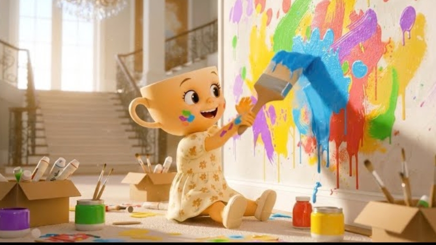 Маленькая Балерина Капучино и её любовь к рисованию. смотреть онлайн