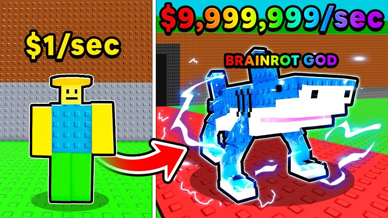 ОТ НУБА ДО БРЕЙНРОТ БОГА В РОБЛОКС STEAL A BRAINROT