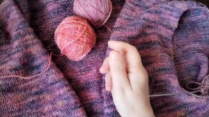 Ошибка при вязании рукава кофты или кардигана.