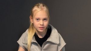 Ева Фадеева, 9 лет-актерская визитка