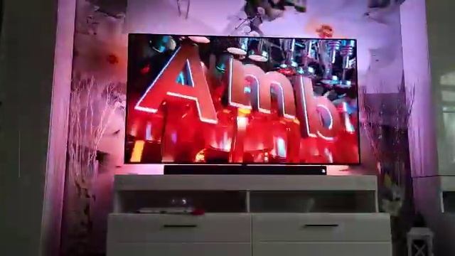 TV Samsung + Amazon Fire TV = Ambilight