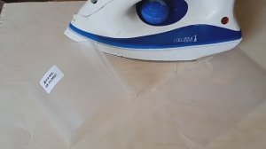 Как выровнять листовой пластик утюгом