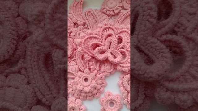 Мои новые элементы ирландского кружева для бомбера