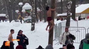 Столб на Скитских прудах покорили