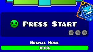 Прошёл уровень PRESS STAR в Geometry dash