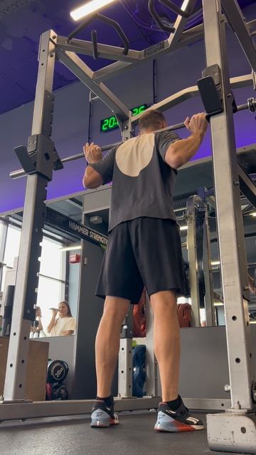 Приседание с опор без контр-движения