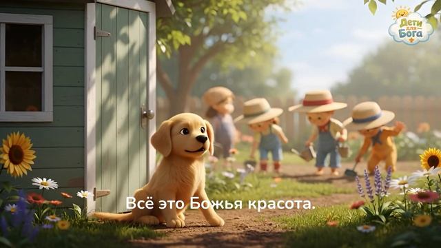 🌷 Сад души моей цветёт — детская песня о вере