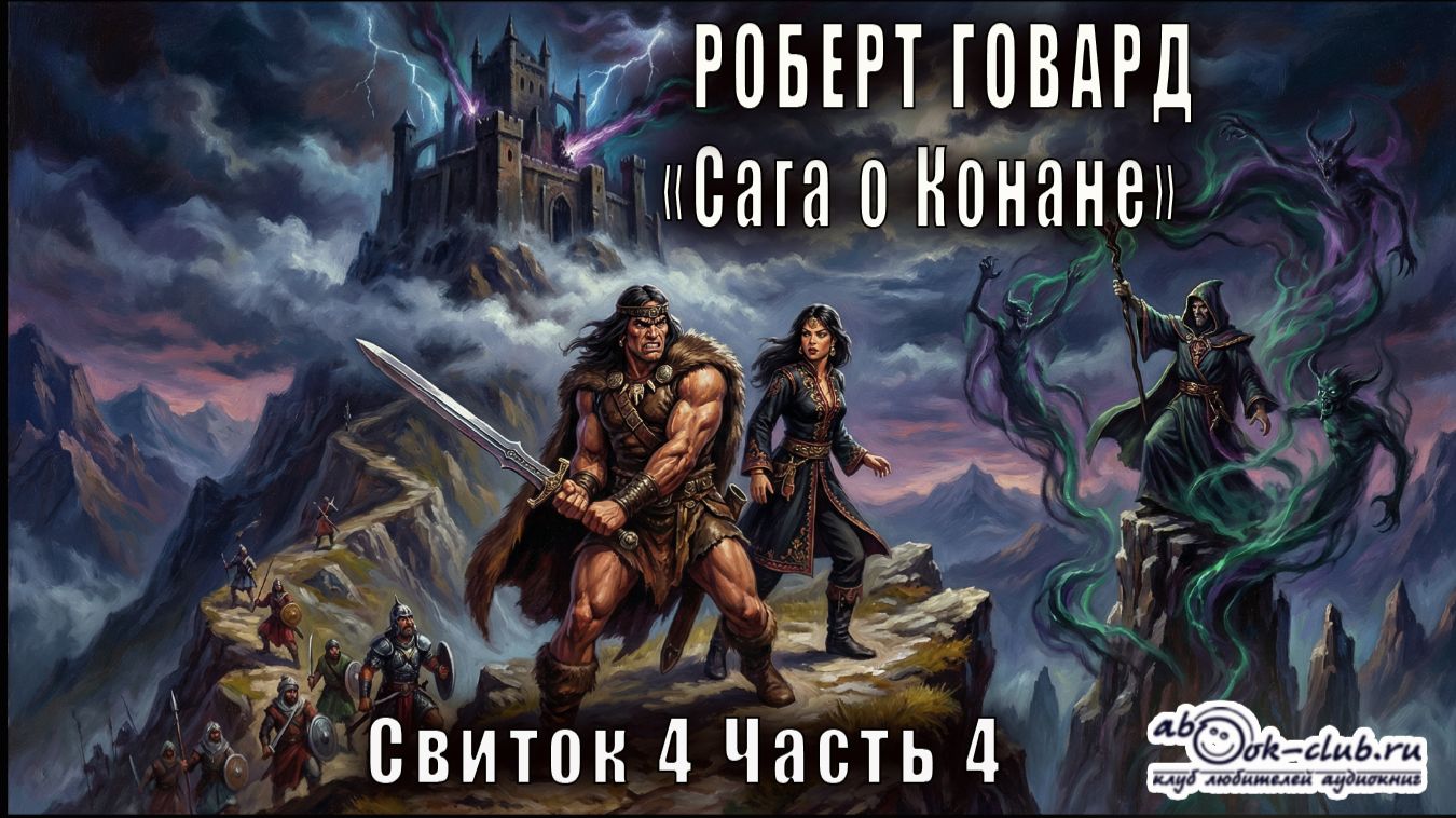 Роберт Ирвин Говард "Сага о Конане" (свиток 4) "Конан-разрушитель" рассказ "Люди из Черного круга"