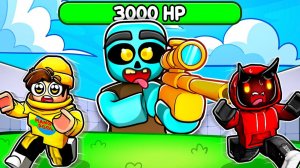 Roblox Rivals, но я в режиме Бога…