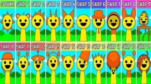 INCREDIBOX SPRUNKI: ВСЕ ПЕРСОНАЖИ 🔀 В БЕЗУМНОМ ПЕРЕМЕШИВАНИИ! 🤪🌀