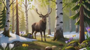 Весна пришла - детский футаж