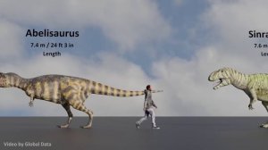 Наземные динозавры. Сравнение