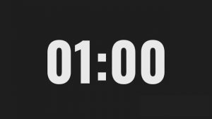 Таймер на 1 минуту