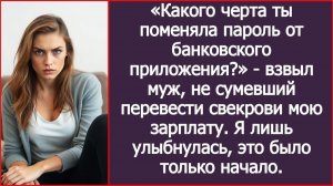 «Зачем сменила пароль от банка?» — взвыл муж | ИСТОРИИ ИЗ ЖИЗНИ | АУДИО РАССКАЗЫ