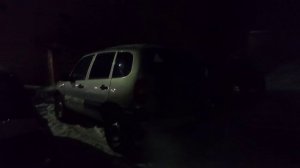 Нива прогревается на морозе -20