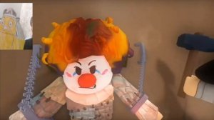 (Андрей Майнкрафтер) Злой клоун Плюх страшная история в ROBLOX