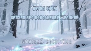 Сказка про исполнение желаний.  Дмитрий Вострухов. Аудиорассказ. Читает Майя Поврознюк