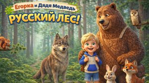 Кто живёт в русском лесу? | Егорка и Дядя Медведь | Детский мультик 0+