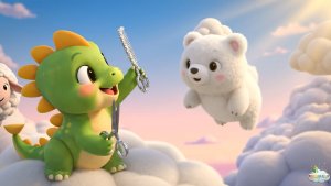 Добрая песенка про облака для малышей | Динозаврик Тоша