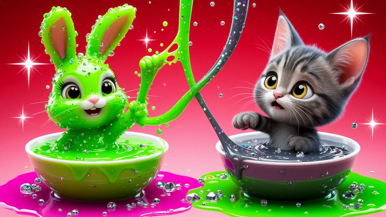 😳 Мы смешали ВСЁ! Что стало со слаймом? смотреть онлайн