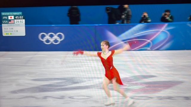 Изабо Левито. Короткая программа в Милане 17.02.2026