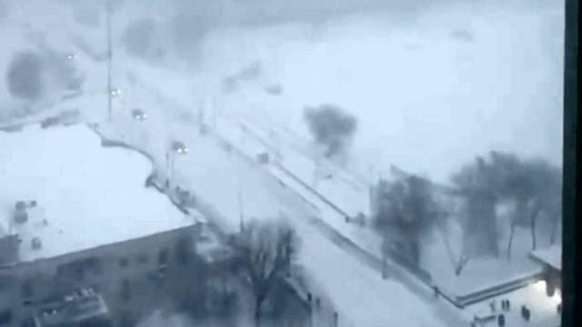 В Москву пришёл циклон Вали 6 камера