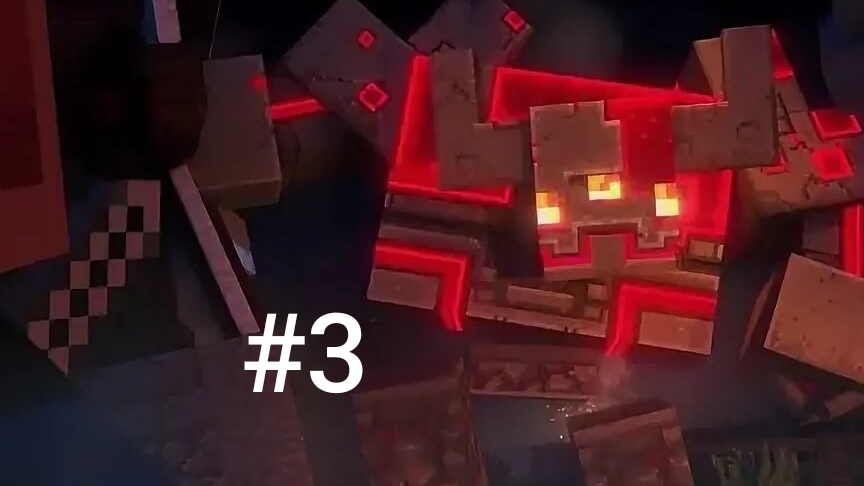 РЕДСТОУНОВЫЕ ПЕЩЕРЫ В MINECRAFT!!! часть 3 (отрывок)