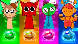 Coffin Dance Спрунки 205 уровень - Мультики про Спрунке | МУЛЬТФИЛЬМЫ SPRUNKI в Tiles Hop