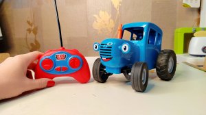 СИНИЕ ТРАКТОРЫ 🚜 и внедорожник на радиоуправлении 🚘 ОБЗОР ИГРУШЕК