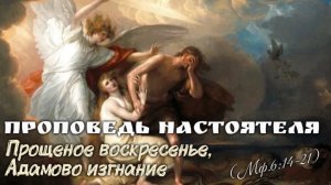 «Тайна вхождения в Царство Небесное». Адамово изгнание из Рая. Прощенное воскресенье. (Мф.6:14-21)