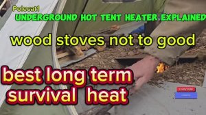 Underground heat, best long term heat source