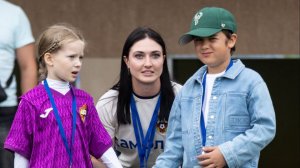 ЖФК ЦСКА Открытие нового домашнего стадиона, первый пас исполнила Иванна Черномырдина