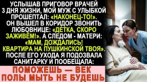 Истории из жизни| «Три дня — и я богат!» — шепнул муж |Аудио рассказы|Жизненные истории