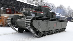 Прибытие реплики танка Т-35 в Музей Техники Вадима Задорожного, 22 февраля 2026